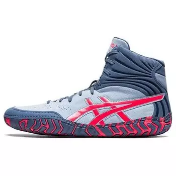 Мужские кроссовки ASICS Aggressor 5 Mist Diva розовые синие 1081A048-401