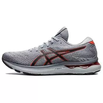 Мужские кроссовки ASICS Gel Nimbus 24 Sheet Rock Cherry Tomato серые 1011B359-021 39