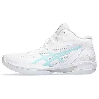 Мужские кроссовки ASICS Gelhoop V15 белые аквамариновые 1063A063-103 43.5