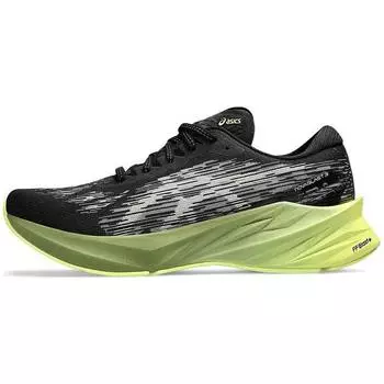 Мужские кроссовки ASICS Novablast 3 Black Dryed Leaf Green 1011B458-005 45