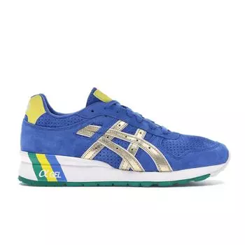 Мужские кроссовки ASICS Ronnie Fieg x GT 2 Brazil Blue Gold H40JK-4294