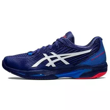 Мужские кроссовки ASICS Solution Speed FF 2 Dive Blue белые 1041A182-401 44.5