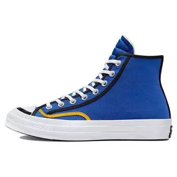 Мужские кроссовки Converse Chuck 70 Varsity High Game Royal синие, черные, белые 171410C 35