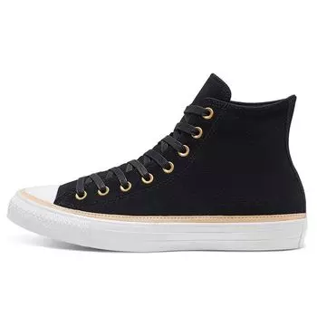 Мужские кроссовки Converse Chuck Taylor All Star High Black Vachetta белые 165919C