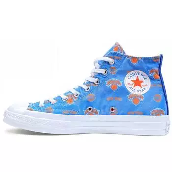 Мужские кроссовки Converse NBA x Chuck 70 Hi New York Knicks Blue Rush-Blue Brilliant-Orange 161164C
