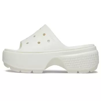 Мужские кроссовки Crocs Stomp Slide Chalk кремовые 209346-0WV 36-37