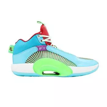 Мужские кроссовки Jayson Tatum x Air Jordan 35 Greatest Gift Blue Blue-Fury Green-Spark DD3669-400 44