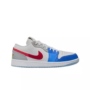 Мужские кроссовки Jordan 1 Low SE White Game Royal University Red FN8901-164
