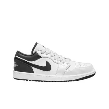 Мужские кроссовки Jordan 1 Low White Black 553558-132