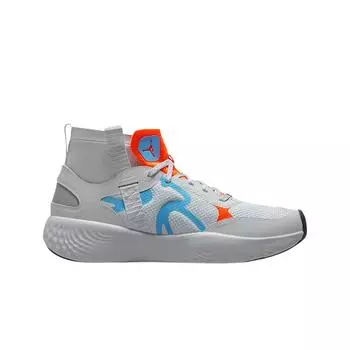 Мужские кроссовки Jordan Delta 3 Mid Pure Platinum Total Orange DR7614-004