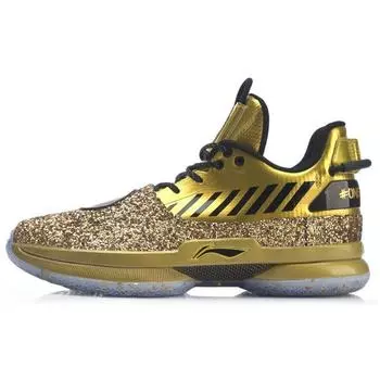 Мужские кроссовки Li-Ning Way of Wade 7 One Last Dance золотисто-черные ABAN079-27