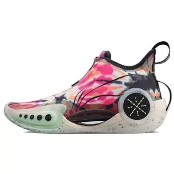 Мужские кроссовки Li-Ning Way of Wade 9 Florida розово-белые ABAR119-9 47