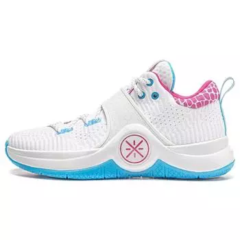 Мужские кроссовки Li-Ning Way of Wade 6 Buzzer Beater, белые, синие, розовые ABAT131-2 46