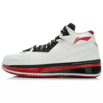 Мужские кроссовки Li-Ning Way of Wade 2 Overtown белые, черные, красные ABAH017-1