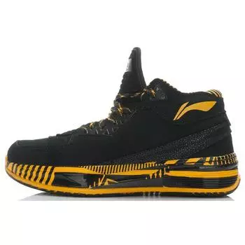 Мужские кроссовки Li-Ning Way of Wade 2 Caution черный желтый ABAH017-6
