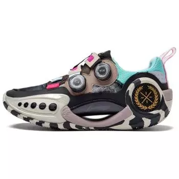 Мужские кроссовки Li-Ning Way of Wade 9 Infinity Low Guangzhou, черные, синие, розовые, ABES003-3 41