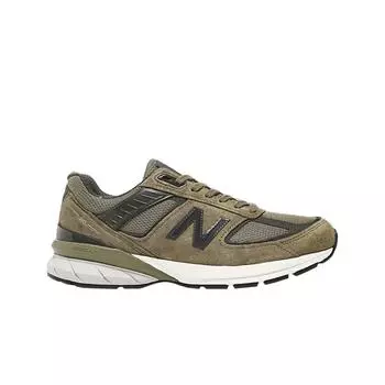Мужские кроссовки New Balance 990v5 Made in USA цвета хаки M990AE5
