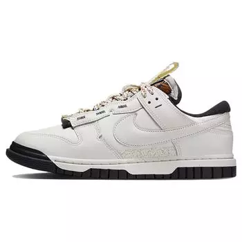 Мужские кроссовки Nike Air Dunk Jumbo Phantom кремово-черные темно-красные FB8894-002 41