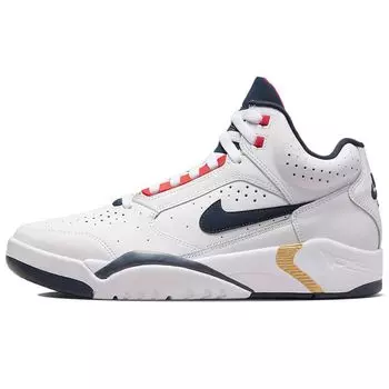 Мужские кроссовки Nike Air Flight Lite Mid Olympic Белый Университет-Красный Металлик-Золотой DJ2518-102 40.5