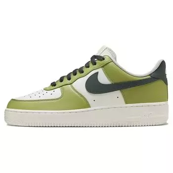 Кроссовки унисекс Nike Air Force 1 07 Green Apple белые HJ3484-331 42.5