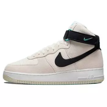 Мужские кроссовки Nike Air Force 1 High 07 LX Light Orewood Brown Off Noir белые DH7566-100 40.5