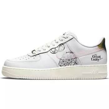 Мужские кроссовки Nike Air Force 1 Low The Great Unity Белый Зеленый Розовый DM5447-111 40