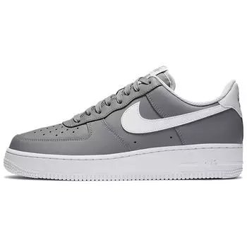 Мужские кроссовки Nike Air Force 1 Low Wolf Grey белые CK7803-001