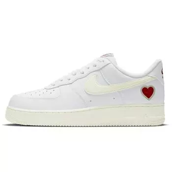 Мужские кроссовки Nike Air Force 1 Low Valentines Day 2021 White Sail University-Red DD7117-100 46