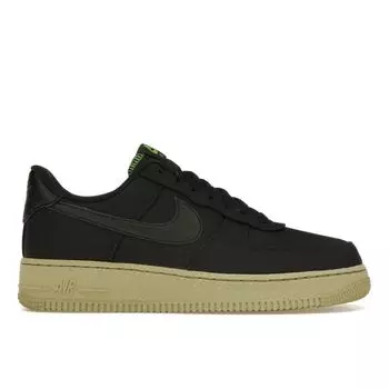 Мужские кроссовки Nike Air Force 1 Low Sustainable Canvas Pack — черные оливковые мужские кроссовки нейтрально-оливкового цвета с хлорофиллом FJ4160-001 43