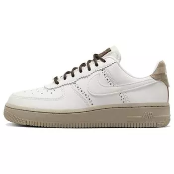 Женские кроссовки Nike Air Force 1 Low Brogue White Sail Khaki FV3700-112 36.5