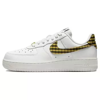 Мужские кроссовки Nike Air Force 1 Low Bronzine Gingham White Summit-White Black DZ2784-102 35.5