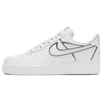 Мужские кроссовки Nike Air Force 1 Low White Metallic Pewter DH4098-100 38.5