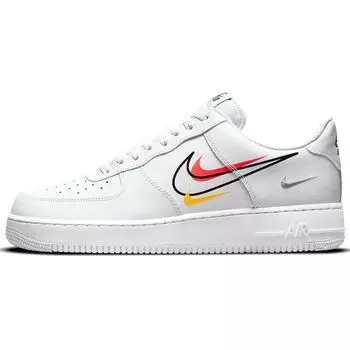Мужские кроссовки Nike Air Force 1 Low Multi-Swoosh White Team-Orange University-Gold DM9096-100 40.5