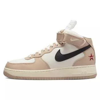 Мужские кроссовки Nike Air Force 1 Mid 07 LX Izakaya Tan Shimmer Black DX2938-200 42.5