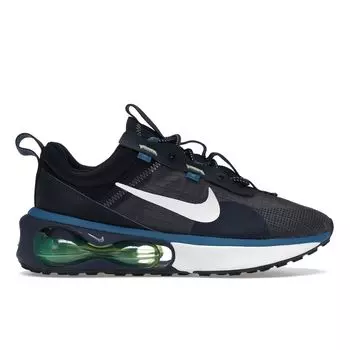 Мужские кроссовки Nike Air Max 2021 Obsidian Lime Glow Blue Brigade-Blue White DH4245-400 46