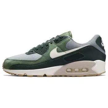 Мужские кроссовки Nike Air Max 90 Premium Pro Green Forest-Green Smoke-Grey Pale-Ivory DH4621-300 42.5