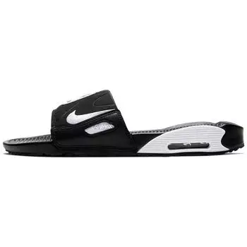 Мужские кроссовки Nike Air Max 90 Slide черные белые BQ4635-002 40