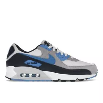 Мужские кроссовки Nike Air Max 90 UNC белые чисто-платиновые темно-обсидиановые DQ4071-101 41