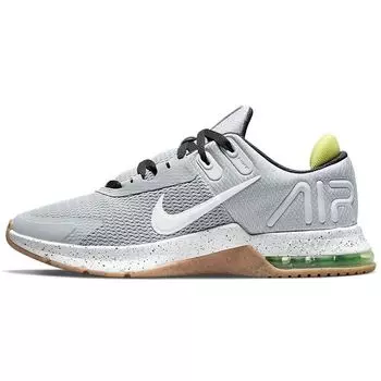 Мужские кроссовки Nike Air Max Alpha Trainer 4 Light Smoke Grey Limelight Dark-Smoke-Grey White CW3396-005 40.5