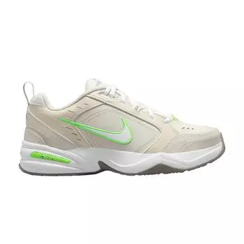 Мужские кроссовки Nike Air Monarch IV Light Bone Green Strike кремово-белые светло-древесно-коричневые FN3436-011 38.5