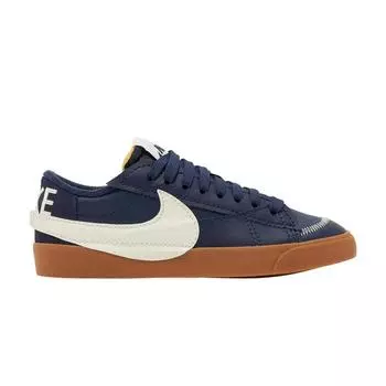 Мужские кроссовки Nike Blazer Low 77 Jumbo Midnight Navy Gum Blue Gum-Medium-Brown Sail DR9865-400 42