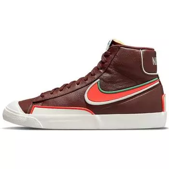 Мужские кроссовки Nike Blazer Mid 77 Infinite Bronze Eclipse Crimson коричневые Bright-Crimson Light-Bone DA7233-200 40.5