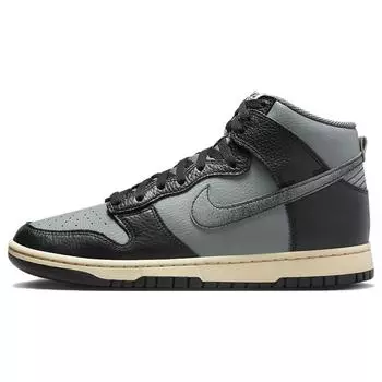 Мужские кроссовки Nike Dunk High 50 лет хип-хопа зеленого дымчато-серого черного цвета DV7216-001 42.5