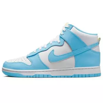 Мужские кроссовки Nike Dunk High Blue Chill белые Amarillo DD1399-401 41