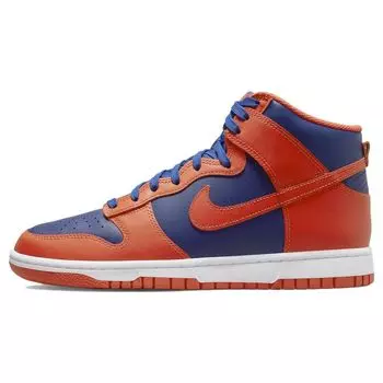Мужские кроссовки Nike Dunk High Knicks Orange Deep-Royal-Blue White DD1399-800 43