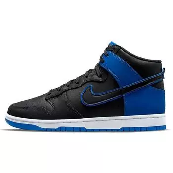 Мужские кроссовки Nike Dunk High SE Hyper Royal Camo черный белый DD3359-001 44