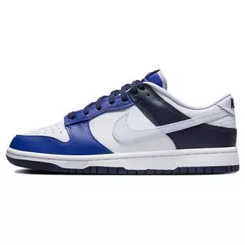 Мужские кроссовки Nike Dunk Low Game Royal Navy, белые футбольно-серые, темно-синие, FQ8826-100 39