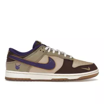 Мужские кроссовки Nike Dunk Low Premium Setsubun коричнево-бело-ониксово-фиолетовые DQ5009-268 42.5