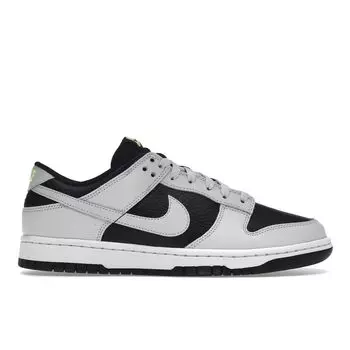 Мужские кроссовки Nike Dunk Low Reverse Panda Neon белые черные Volt FD9756-001 45.5