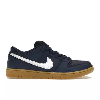 Nike Dunk Low Pro SB Navy Gum Унисекс Кроссовки Синий Белый Оранжевый FJ1674-400 45